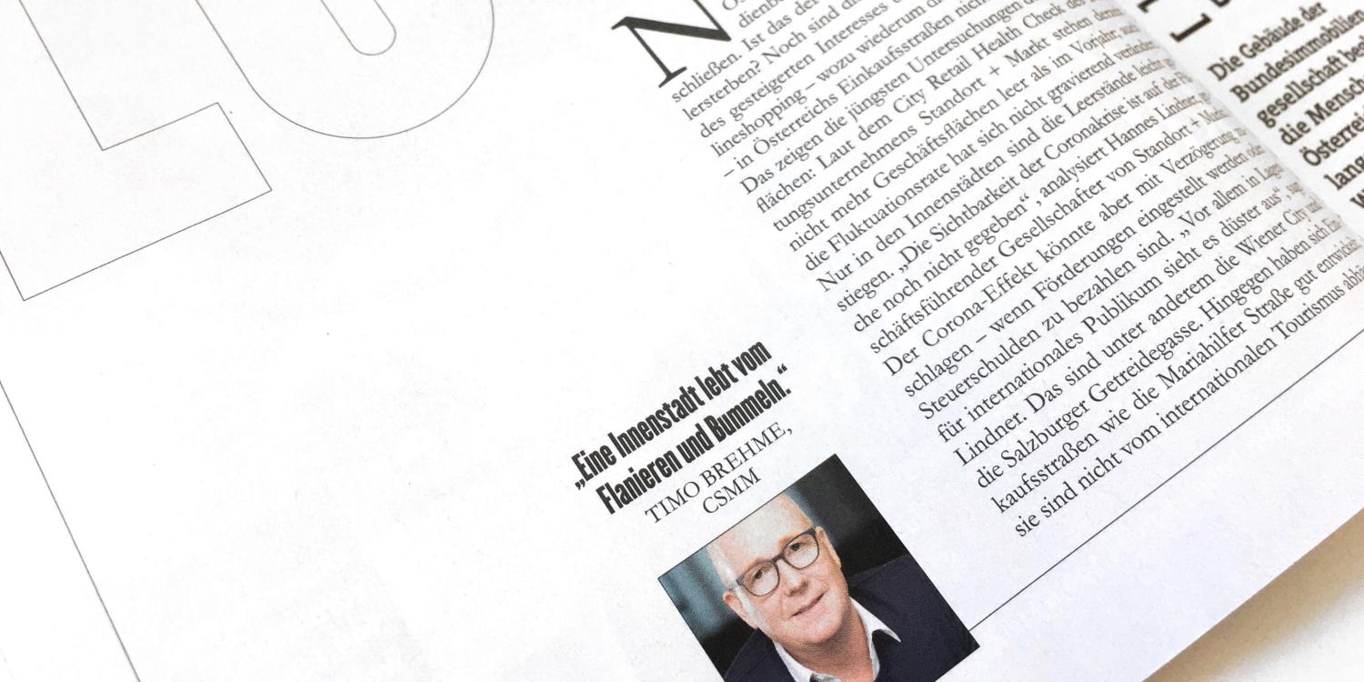 Timo Brehme im profil-Magazin CSMM – architecture matters 