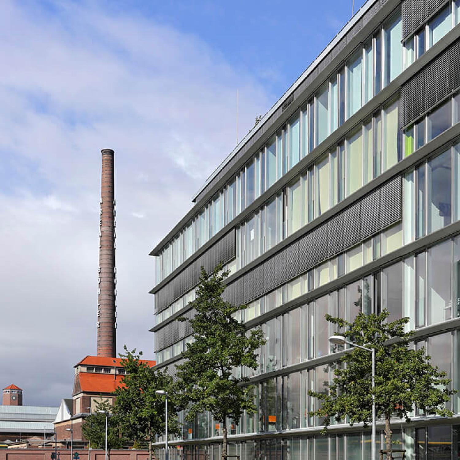 Bestandsgebäude, in dem Bürokonzept CSMM für REPLY in Düsseldorf entworfen und gebaut hat