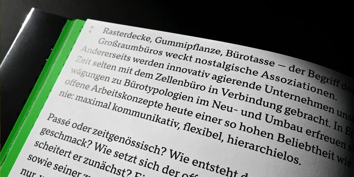 Beispiel Innenseite mit Text