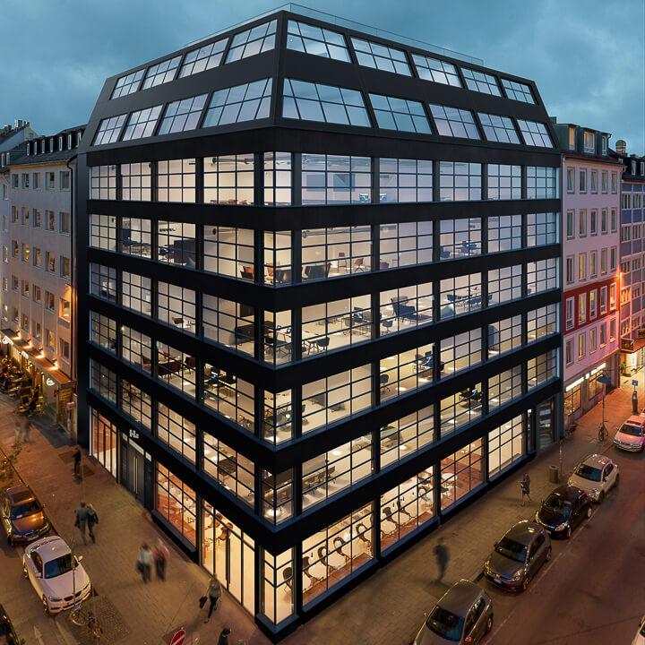FRITZ in der Schillerstraße wird ein markantes, lichtdurchflutetes Gebäude in München – Revitalisierung: CSMM – architecture matters
